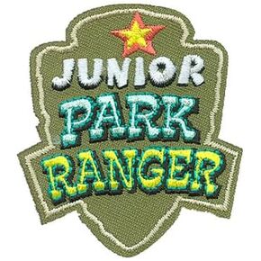 Girl Boy Cub Junior Park Ranger Fun Patch Crests Badges Scout Guides National Iron-on Patch