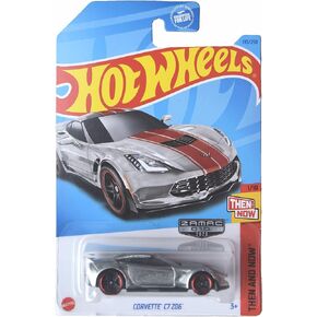 Mattel Hot Wheels Zamac Corvette C7 Z06, Then and Now 1/10 [Silver] 193/250