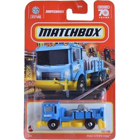Matchbox Road Stripe King, Blue/Yellow 55/100