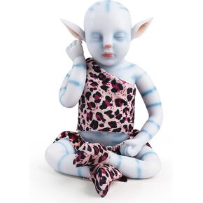 Vollence 20 inch Avatar Eye Closed Silicone Reborn Baby Doll - Boy