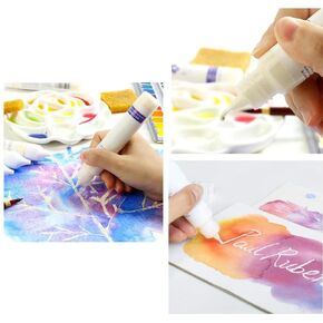 YBW Art Masking Fluid, White 30ml Watercolor Masking Fluid for Watercolor Painting