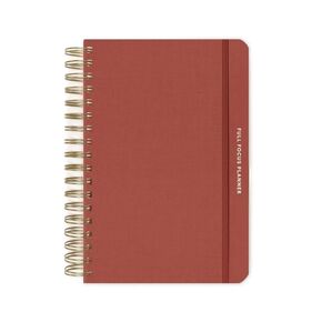 Full Focus Linen Coil Planner by Michael Hyatt - The #1 Daily Planner to Set Annual Goals, Increase Focus, Eliminate Overwhelm, and Achieve Your Biggest Goals - Hardcover (Evergreen)