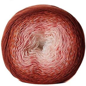 YarnArt Flowers Yarn 55% Cotton 45% Acrylic 250gr 1094yds Multicolor Cotton Yarn Rainbow Crochet Yarn Spring Summer 2 Sport Yarn (288)