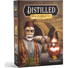 Paverson Games: Distilled: Africa & Middle East Expansion - Thematic Strategy Card Game, Crafting Spirits Board Game, Ages 14+, 1-5 Players, 60+ Mins