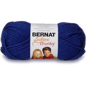Bernat Softee Chunky Yarn, 3.5 Oz, Gauge 6 Super Bulky, Dark Taupe