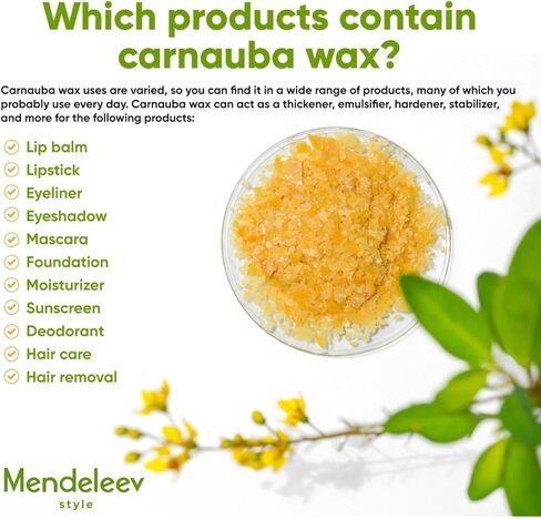 32 Oz Carnauba Wax Flakes for Wood Polishing, Candle Making in Saudi Arabia