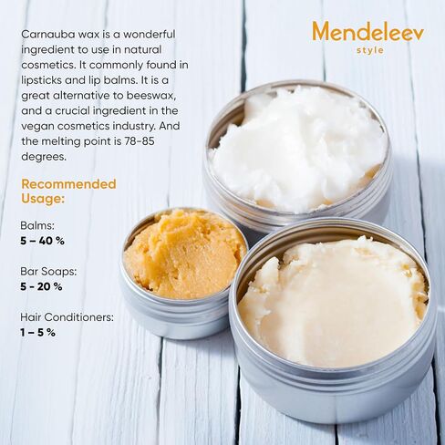 32 Oz Carnauba Wax Flakes for Wood Polishing, Candle Making in Saudi Arabia