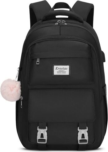School Backpack for Girls Teens, Cute Aesthetic College Backpacks Large 15.6 Inch Laptop Bag Preppy Bookbag for Women Students Travel (Khaki Beige) in Saudi Arabia