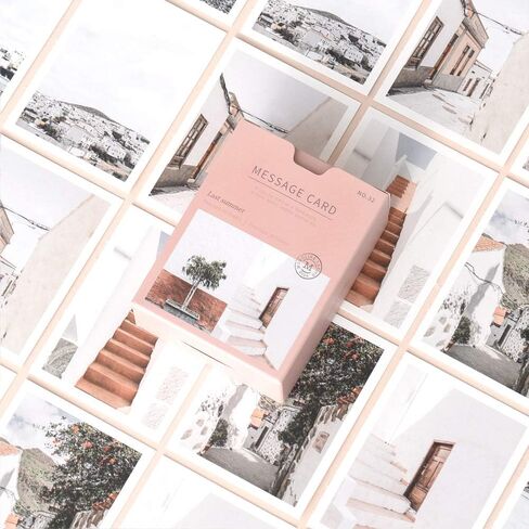 Monolike message card The flower - mix 40 cards, 20 envelopes pack, emotional and sophisticated mini cards in Kuwait