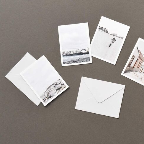 Monolike message card The flower - mix 40 cards, 20 envelopes pack, emotional and sophisticated mini cards in Kuwait