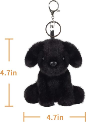 Apricot Lamb Plush Labrador Dog Puppy Stuffed Animal Soft Keychain for Kids Bag, Purse, Backpack, Handbag (4.7 Inches) in Saudi Arabia