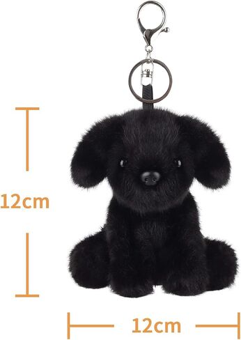 Apricot Lamb Plush Labrador Dog Puppy Stuffed Animal Soft Keychain for Kids Bag, Purse, Backpack, Handbag (4.7 Inches) in Saudi Arabia