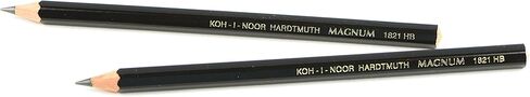 Koh-I-Noor Triograph Graphite Pencil Artist Set, 2B, 4B, 6B Degrees, Pack of 3 Pencils, Black (FA1830.3BC) in Kuwait