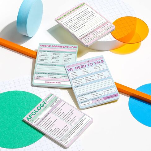 Knock Knock 1-Count Random Note of Kindness Nifty Note Pads, Checklist Memo Pads, 4 x 5.25-inches each (Pastel) in Saudi Arabia
