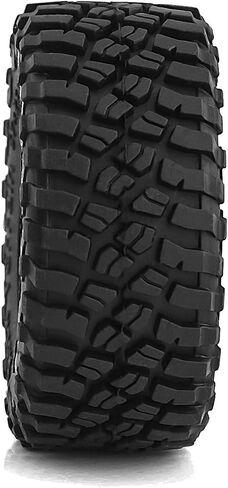 LAEFINA 57mm RC Tires and Wheels, 1.0 inch Micro Beadlock Wheel Rim for 1/18 TRX4M 1/24 RC Crawler Car SCX24 Upgrade Parts (Black Gold) in Kuwait