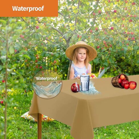 Party Dimensions White Disposable Plastic Tablecloth for Rectangle Tables (12 Pack) Table Cloths for Parties, Events & Weddings, Indoors Outdoors, 54 x 108 inches, Plastic Table Cover in Kuwait