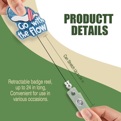 Welcome to The Postparty Retractable Glitter Badge Reel with Clip, Funny Postpartum Badge Holder for Postpartum RN Nurse RN Labor and Delivery NICU Nurse, Midwife Labor Nurse Gifts in Kuwait