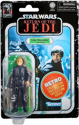 مجموعة Star Wars Retro Luke Skywalker (Jedi Knight) ، عودة شخصيات الحركة القابلة للتحصيل 3.75 بوصة ، الأعمار 4 وما فوق in Saudi Arabia