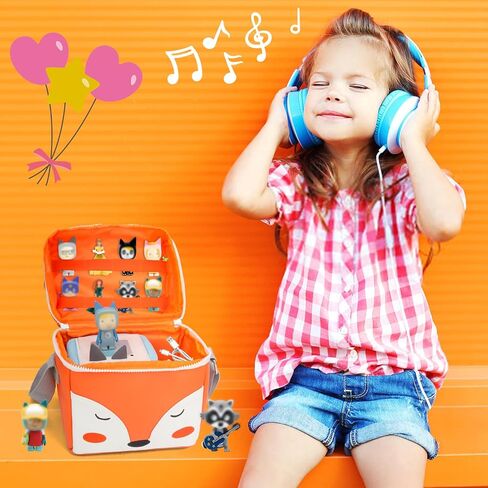الحمل المتوافقة مع Toniebox Tonie Figures ، أحرف Tonie ، تخزين Tonies ومنظم مع حزام الكتف ، مجموعة Starter Starter Tonies ، سماعات الرأس Tonies ، حقيبة محطة الشحن (الوردي) in Kuwait