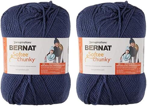 Bernat Softee Chunky Yarn, 3.5 Oz, Gauge 6 Super Bulky, Dark Taupe in Kuwait