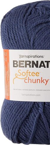 Bernat Softee Chunky Yarn, 3.5 Oz, Gauge 6 Super Bulky, Dark Taupe in Kuwait