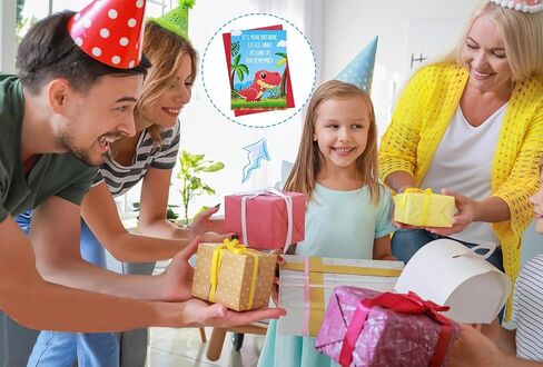 D24TIME Funny Birthday Cards for Women Men Sleazy Greetings Card with Envelope Dirty Adult Friend Bday Card Cheeky Boob Card for Him Her Friend Gifts Guy Gifts Greeting Card Tit's Your Birthday in Kuwait