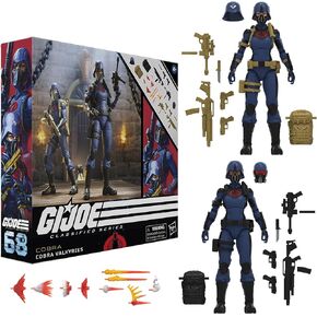 GI JOE CLASSIFIED SERIES COBRA VALKYRIES - 6" - CONTROLS IN ACTION - HASBRO PULSE EXCLUSIVE