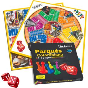 PARQUES JUEGO DE MESA Colombiano 4 Y 6 JUGADORES 50x50 Colombian Parcheesi Board Game Parchis Game Original Parks Colombian Gifts Productos Artesanias Colombia