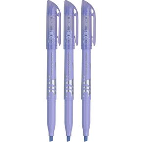 Pilot FriXion Pastel Erasable Highlighter, Chisel Tip, Purple Ink, 3 Count