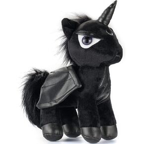 Black Unicorn Plush, Weighted Stuffed Animal, Soft Plushie Toys, Gifts for Boys Girls Baby Kids -14 Inch