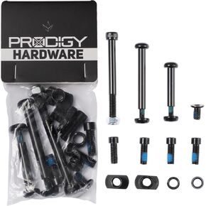 Envy Scooters Prodigy X Hardware Replacement Pack – 40mm, 62.6mm, 85mm axles, 20mm clamp Bolts, 5mm Brake Bolt Replacement pro Scooter axle (Prodigy X & Prodigy X Street)