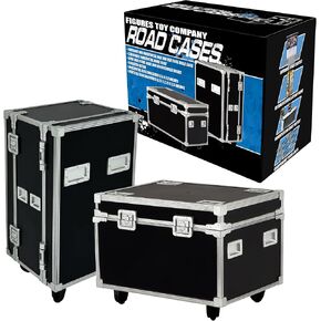 Set of 2 Road Cases for Wrestling Action Figures