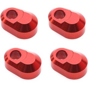 4 PCS الألومنيوم المفصلي دبوس دبوس التجنيب متوافق مع Traxxas X-Maxx 6S 8S XRT التعليق دبوس الأجزاء RTAINER RC أجزاء (أحمر)