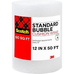 Scotch Cushion Wrap, 12 in x 50 ft., 1 Roll/Pack (7954)