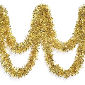 TCDesignerProducts Blue Metallic Twist Garland, Parade Float Decorations, Tinsel Garland, Christmas Garland, Home Décor