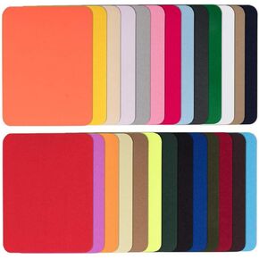 26pcs Rectangle Elbow Patch,Knee Iron on Patch Kit for Clothing Repair,Adhesive Fabric Applique for DIY Reinforcing Sweatshirt Denim Jean Jacket Decorative Accessory(Orange)