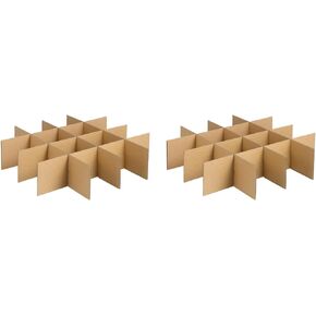 2Set Box Cardboard Divider Kit, 13x3in Packaging Glass Dividers Packaging Box Dividers Packaging Box Dividerins Plate Packaging Kit Cardboard Shipping Box