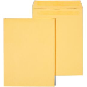 Staples 486931 Self Seal Catalog Envelopes 9-Inch L X 12-Inch H Brown 250/Box (486931/14245)