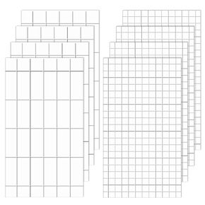 Foam Adhesive Squares 1320pcs Total Double Sided Self Adhesive Dots 2 Sizes 3D Foam Square Mount Precut Squares Strips White Foam Tapes for DIY Crafts Scrapbook Office Supplies Handmade Card Making