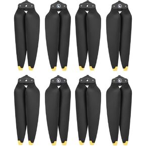 8Pcs Low Noise Propeller Replacement 8747F for DJI Air 3 Drone Light Weight Wing Fans Spare Parts for Mavic Air 3 Quick Release Accessory (Silver)