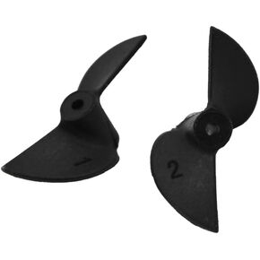 10pcs RC Boat Propeller 2x30mm 2-bledes نايلون مراوح لقطع غيار قارب RC DIY Toy Parts