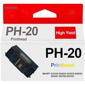 PH-20 Print Head PH-20 Printhead Compatible for MAXIFY GX3020 GX4020 GX5020 GX6020 GX6021 GX7020 GX7021 MegaTank Printers (5945C001AA)