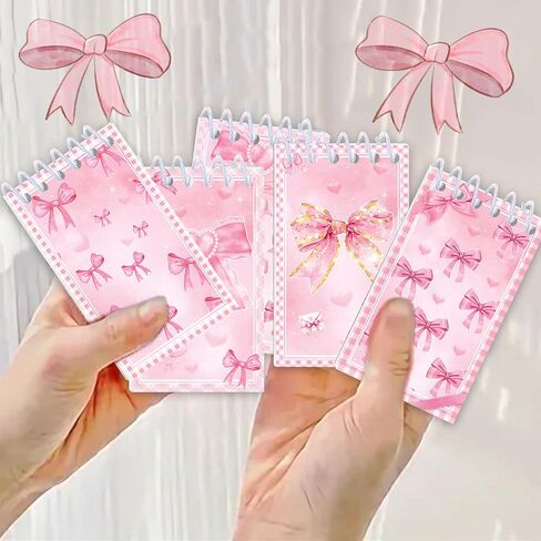 18 PCS Pink Bows Point Pens Coquette Bow Point Pens Black Gelink Coquette Aosthetic الأقل in Kuwait