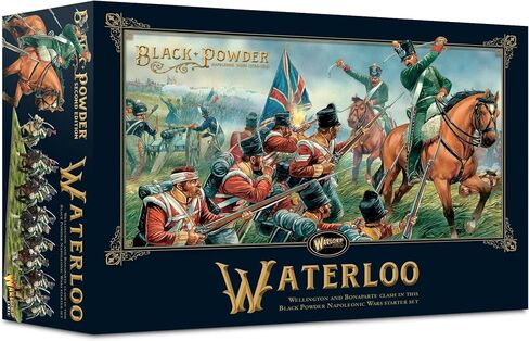 Warlord Black Powder Waterloo Second Edition Game - Role Playing Strategy Board Games for Adults, Table Top 19th Century Strategic Wargaming Kit - Tabletop Military History RPG with Terrain in Kuwait