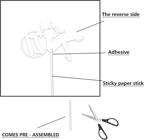 Red Silhouette Glitter Lipstick 34 Girl Cake Topper Picks for Makeup Spa Theme Party Decoration Supplies Women Girls Happy 34th Birthday Party Decor Supplies in Kuwait