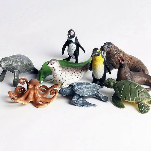 12 PCS Realistic Insect Animal Figurines, Assorted Plastic Bug Animal Toys Set for Birthday Cake Topper, Garden Decoration, Party Favors, Kids School Project in Kuwait