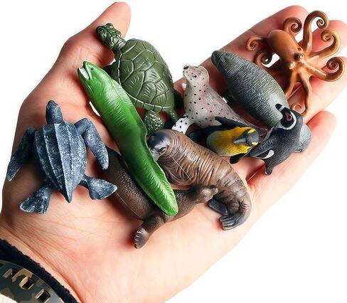 12 PCS Realistic Insect Animal Figurines, Assorted Plastic Bug Animal Toys Set for Birthday Cake Topper, Garden Decoration, Party Favors, Kids School Project in Kuwait