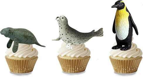 12 PCS Realistic Insect Animal Figurines, Assorted Plastic Bug Animal Toys Set for Birthday Cake Topper, Garden Decoration, Party Favors, Kids School Project in Kuwait