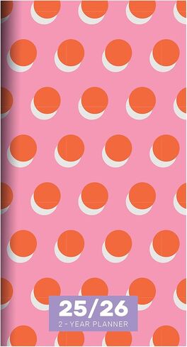 TF PUBLISHING 2025-2026 Farmhouse Gingham 2-Year Small Monthly Pocket Planner - 2-Page Large Calendar Grid and Lined Notes Section in Back - Monthly Day Planner for Purse - 3.5" x 6.5" in Saudi Arabia