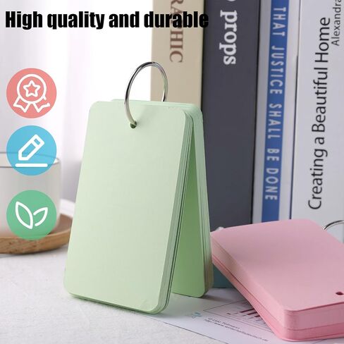 Koogel 480ct Ring Flashcards 3×5" | 6-Color Study System | Semester-Length Supply for Classrooms & Professionals in Saudi Arabia